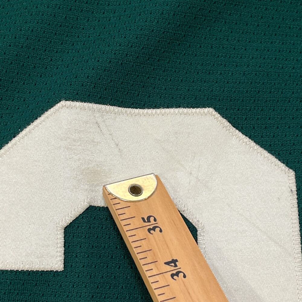 SP Ursuline Bears Green Cream FloKnit Pro 48 Ice Hockey Jersey Men's Size XXL - Picture 6 of 10